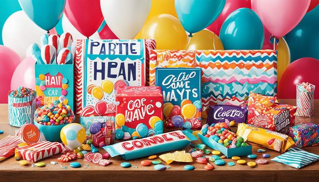 Embalagens criativas para doces de festa